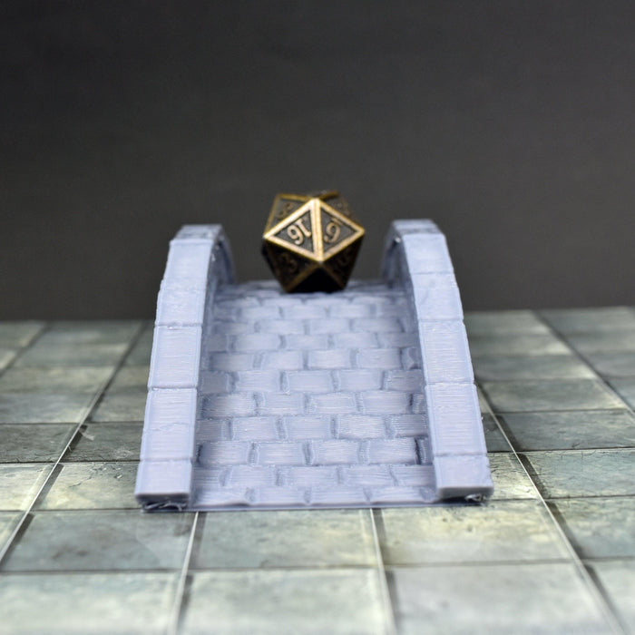 28mm Miniature Hafling Bridge Miniature for D&D-Scatter Terrain-Dark Realms- GriffonCo Shoppe