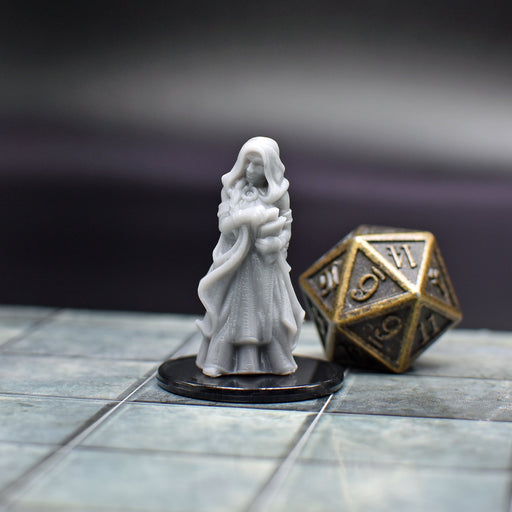 Dnd miniature Cultist Propaganda Woman is 3D Printed for tabletop wargaming minis and dnd figures-Miniature-Vae Victis- GriffonCo Shoppe