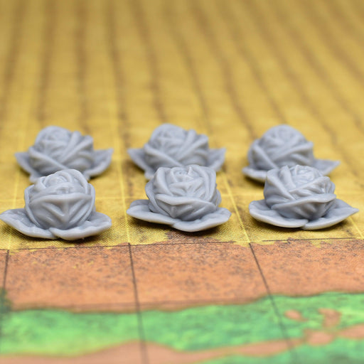 28mm - 3 Cabbage Miniatures for D&D and Wargames-Miniature-Korte- GriffonCo Shoppe