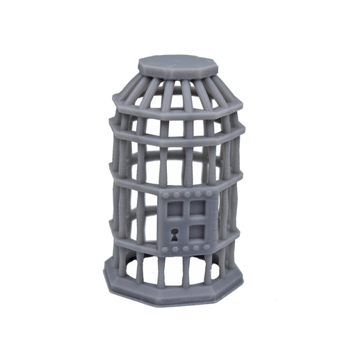 28mm Miniature Tall Cage in Resin Miniature for D&D-Scatter Terrain-Ill Gotten Games- GriffonCo Shoppe
