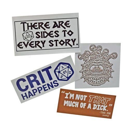 D&D Sticker Pack for Dungeons and Dragons Gift-Accessories-GriffonCo Minis- GriffonCo Shoppe