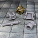 Dnd Miniature Figure Cannon and Mortar for tabletop wargaming-Scatter Terrain-Korte- GriffonCo Shoppe