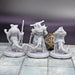 Dnd Miniature Figures Sharkman Set for tabletop wargaming terrain games -EC3D- GriffonCo Shoppe