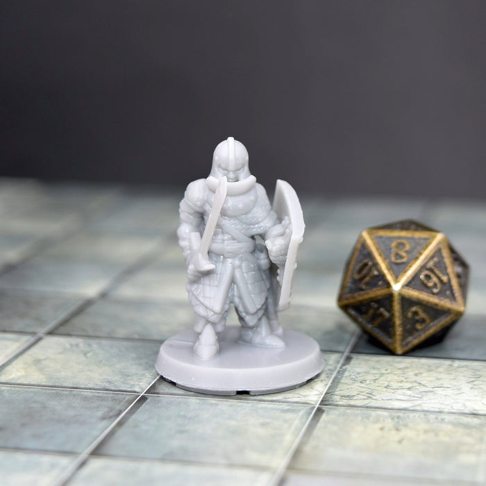 Dnd accessories Armored Guard dnd miniature for tabletop wargames is 3D printed-Miniature-EC3D- GriffonCo Shoppe