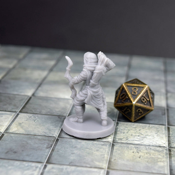 Dnd accessories Bandit with Bow dnd miniature for tabletop wargames is 3D printed-Miniature-EC3D- GriffonCo Shoppe