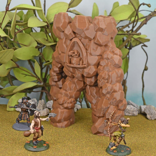 Dnd accessories Clod Lurching Keep dnd miniature for tabletop wargames is 3D printed-Miniature-Ill Gotten Games- GriffonCo Shoppe