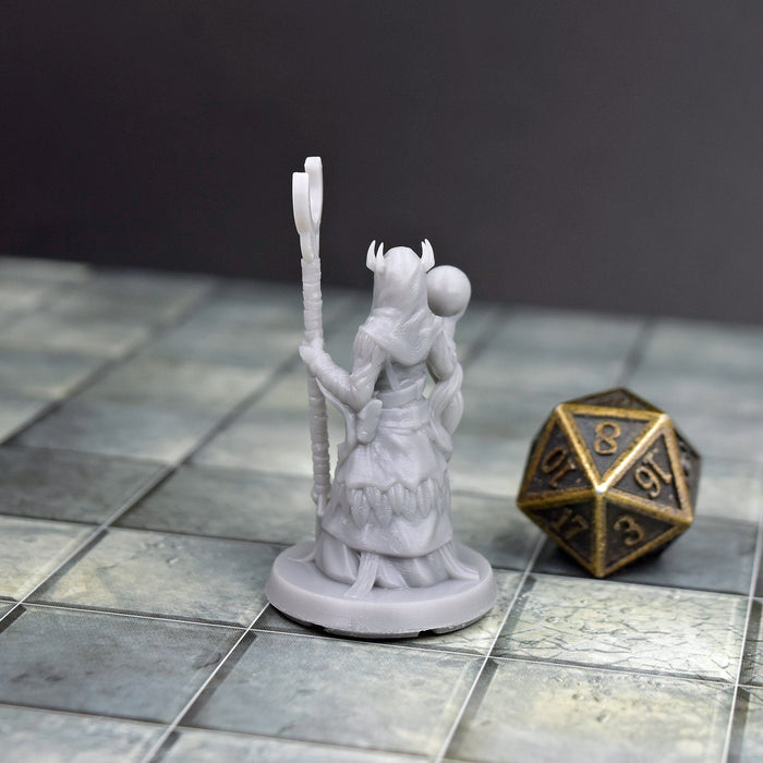 Dnd accessories Cultist with Orb dnd miniature for tabletop wargames is 3D printed-Miniature-EC3D- GriffonCo Shoppe
