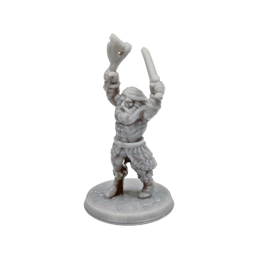 Dnd accessories Dual Barbarian dnd miniature for tabletop wargames is 3D printed-Miniature-Brite Minis- GriffonCo Shoppe