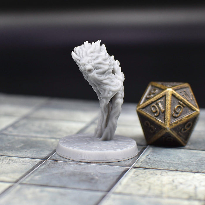 Dnd accessories Flame Skull dnd miniature for tabletop wargames is 3D printed-Miniature-Brite Minis- GriffonCo Shoppe