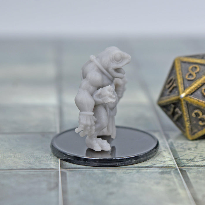 Dnd accessories Frog Archer dnd miniature for tabletop wargames is 3D printed-Miniature-Duncan Shadow- GriffonCo Shoppe