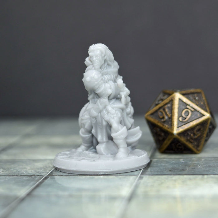 Dnd accessories Human Fighter dnd miniature for tabletop wargames is 3D printed-Miniature-Arbiter- GriffonCo Shoppe