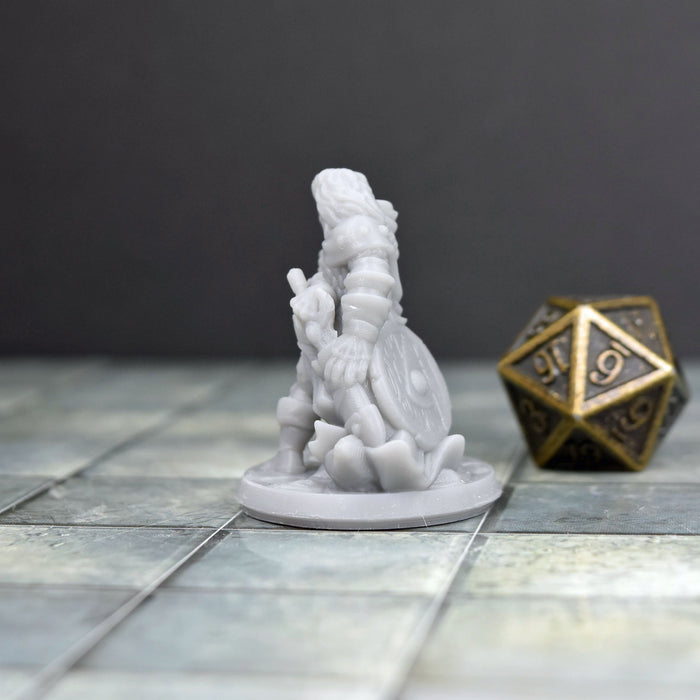 Dnd accessories Human Fighter dnd miniature for tabletop wargames is 3D printed-Miniature-Arbiter- GriffonCo Shoppe