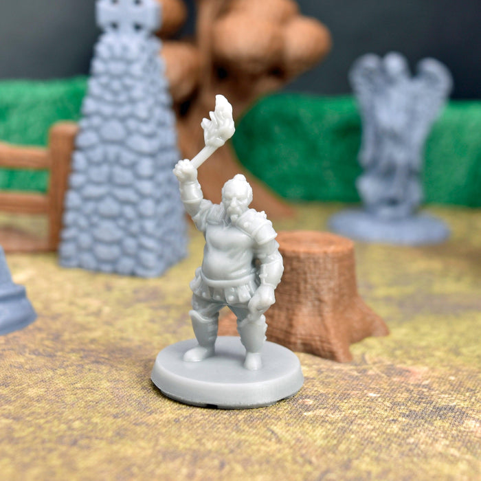 Dnd accessories Human Jailor dnd miniature for tabletop wargames is 3D printed-Miniature-EC3D- GriffonCo Shoppe