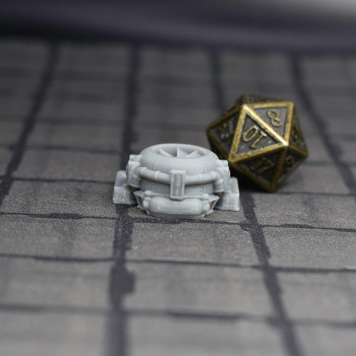 Dnd accessories Industrial Drone dnd miniature for tabletop wargames is 3D printed-Miniature-EC3D- GriffonCo Shoppe