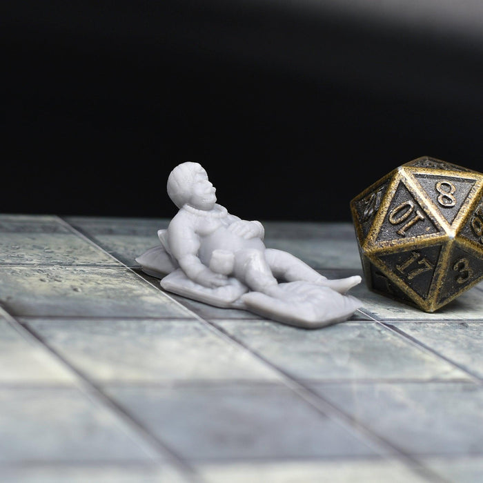 Dnd accessories Lounging Noble dnd miniature for tabletop wargames is 3D printed-Miniature-EC3D- GriffonCo Shoppe