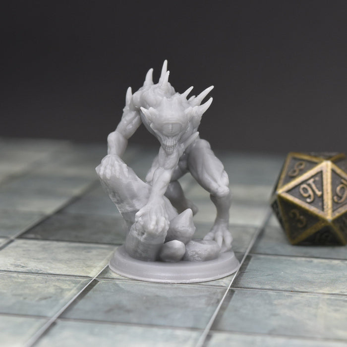 Dnd accessories Nothic dnd miniature for tabletop wargames is 3D printed-Miniature-Lost Adventures- GriffonCo Shoppe