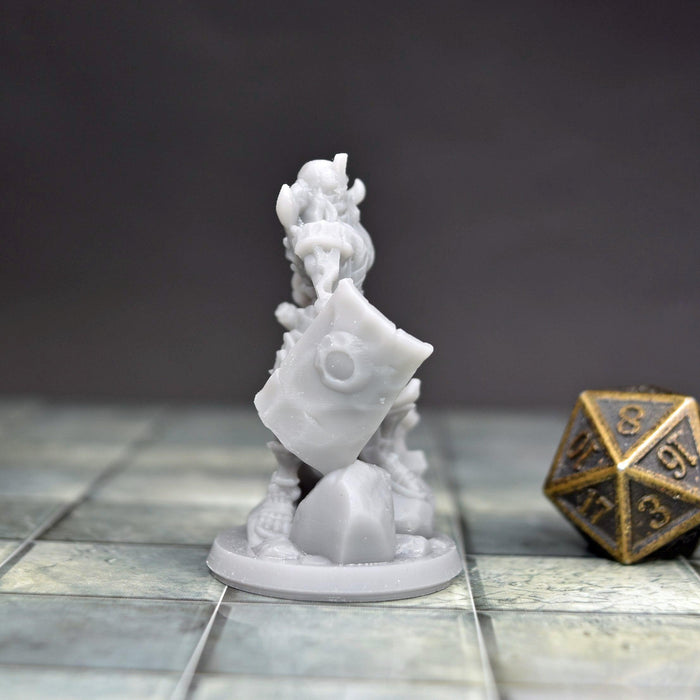 Dnd accessories Skeleton with Axe and Horned Helmet dnd miniature for tabletop wargames is 3D printed-Miniature-Arbiter- GriffonCo Shoppe