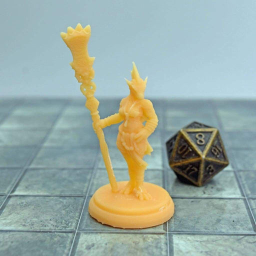 Dnd accessories Standing Female Dragonborn dnd miniature for tabletop wargames is 3D printed-Miniature-Lost Adventures- GriffonCo Shoppe