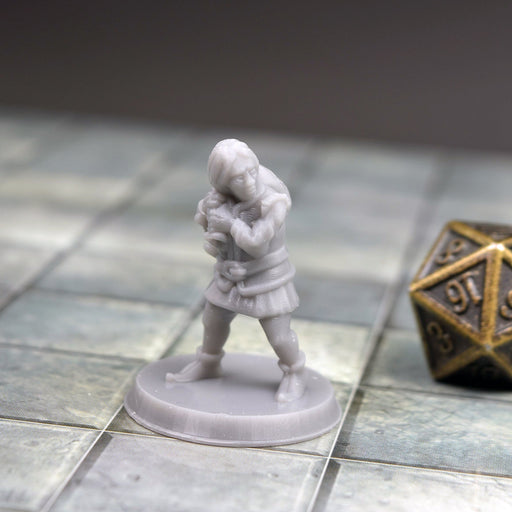 Dnd accessories Thief dnd miniature for tabletop wargames is 3D printed-Miniature-Brite Minis- GriffonCo Shoppe