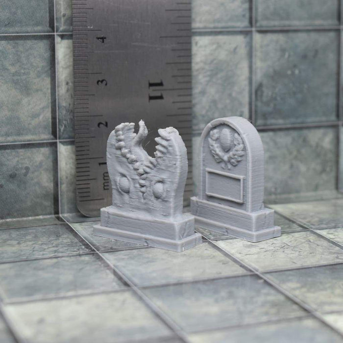 Dnd accessories Tombstone Mimic s dnd miniature for tabletop wargames is 3D printed-Miniature-Lost Adventures- GriffonCo Shoppe