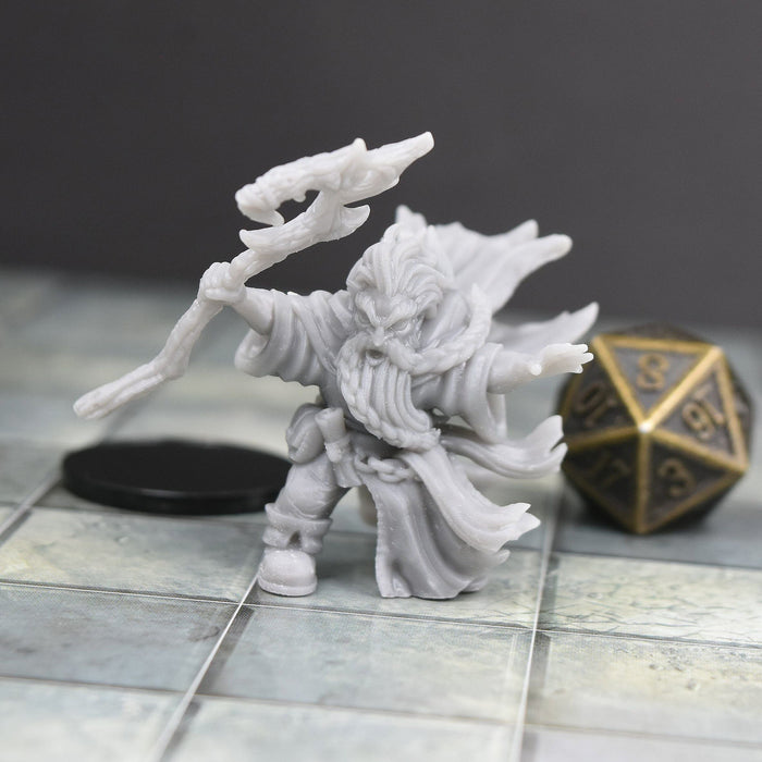Dnd accessories dwarf dnd miniature for tabletop wargames is 3D printed-Miniature-Miniatures of Madness- GriffonCo Shoppe