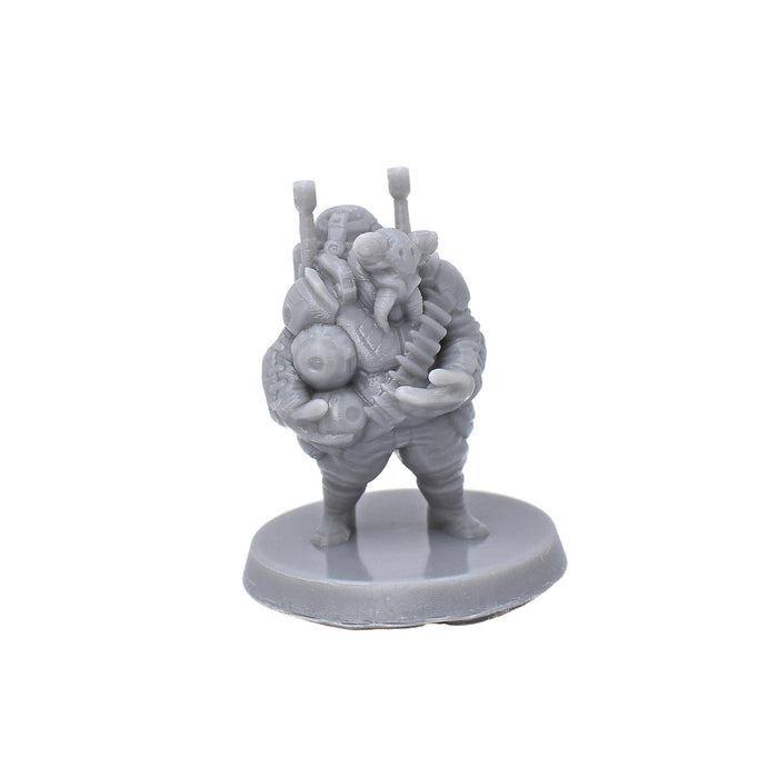 Dnd miniature Arms Dealer is 3D Printed for tabletop wargaming minis and dnd figures-Miniature-EC3D- GriffonCo Shoppe