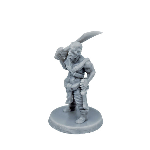 Dnd miniature Bandit with Sword is 3D Printed for tabletop wargaming minis and dnd figures-Miniature-EC3D- GriffonCo Shoppe