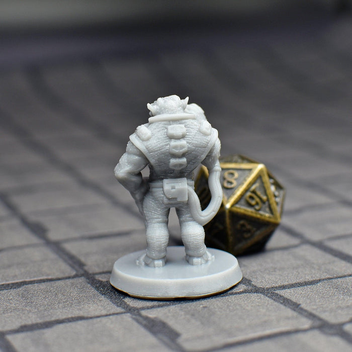 Dnd miniature Bouncer Basher is 3D Printed for tabletop wargaming minis and dnd figures-Miniature-EC3D- GriffonCo Shoppe