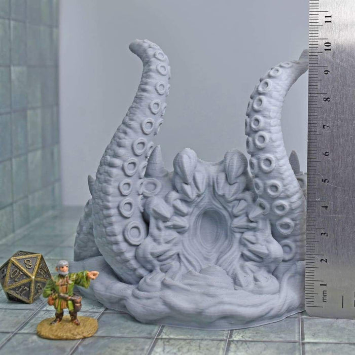 Dnd miniature Breaching Kraken is 3D Printed for tabletop wargaming minis and dnd figures-Miniature-EC3D- GriffonCo Shoppe