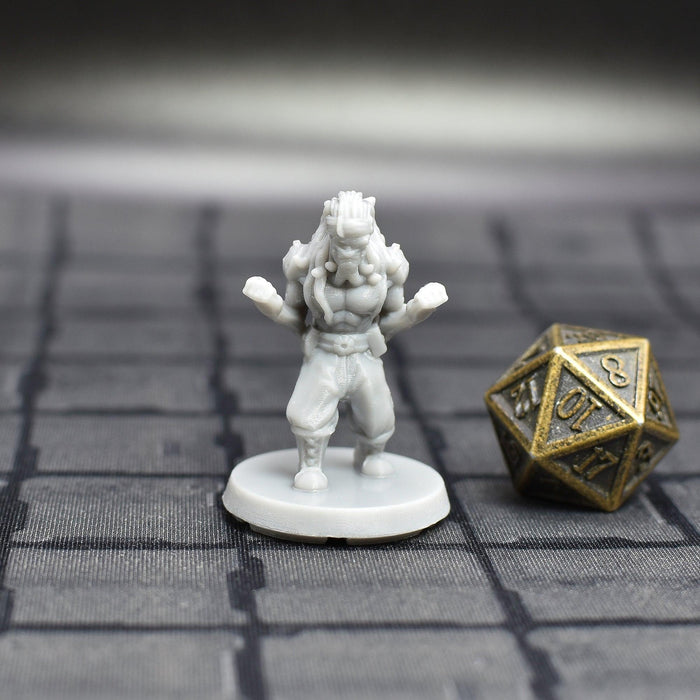Dnd miniature Cybernetic Brawler is 3D Printed for tabletop wargaming minis and dnd figures-Miniature-EC3D- GriffonCo Shoppe