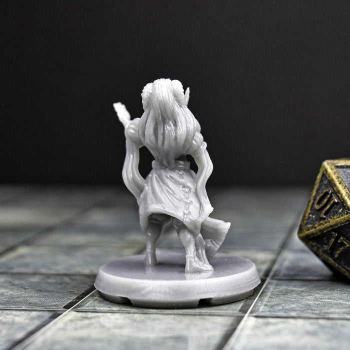 Dnd miniature Demonkin Bard is 3D Printed for tabletop wargaming minis and dnd figures-Miniature-EC3D- GriffonCo Shoppe