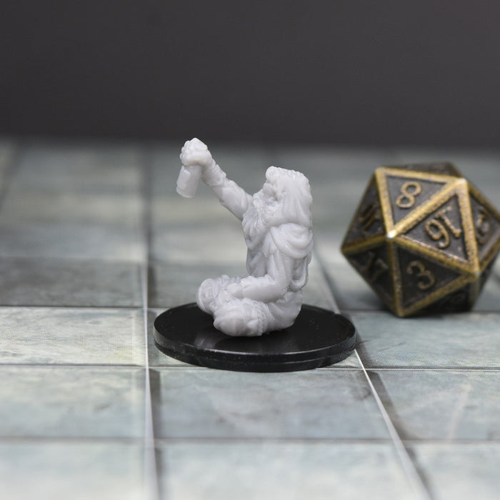 Dnd miniature Dwarf Beggar is 3D Printed for tabletop wargaming minis and dnd figures-Miniature-Vae Victis- GriffonCo Shoppe