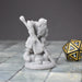Dnd miniature Dwarf Polearm Rock is 3D Printed for tabletop wargaming minis and dnd figures-Miniature-Arbiter- GriffonCo Shoppe