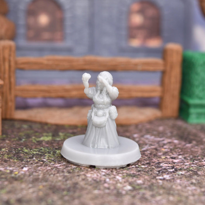 Dnd miniature Dwarf Shopkeeper is 3D Printed for tabletop wargaming minis and dnd figures-Miniature-EC3D- GriffonCo Shoppe