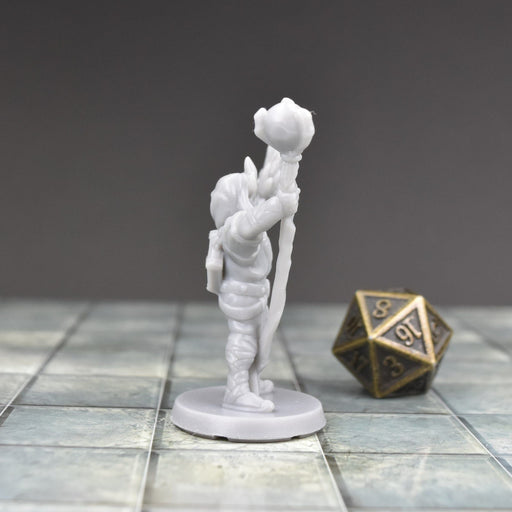 Dnd miniature Evil Wizard is 3D Printed for tabletop wargaming minis and dnd figures-Miniature-EC3D- GriffonCo Shoppe