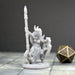 Dnd miniature Female Demonkin with Spear is 3D Printed for tabletop wargaming minis and dnd figures-Miniature-Arbiter- GriffonCo Shoppe