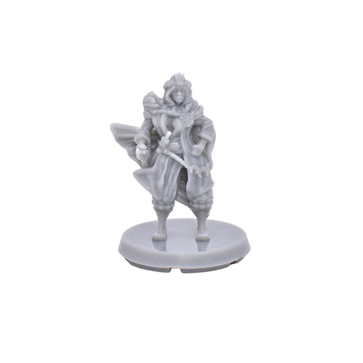 Dnd miniature Female Warrior is 3D Printed for tabletop wargaming minis and dnd figures-Miniature-EC3D- GriffonCo Shoppe