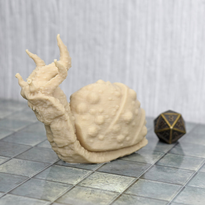 Dnd miniature Flail Snail is 3D Printed for tabletop wargaming minis and dnd figures-Miniature-Hayland Terrain- GriffonCo Shoppe