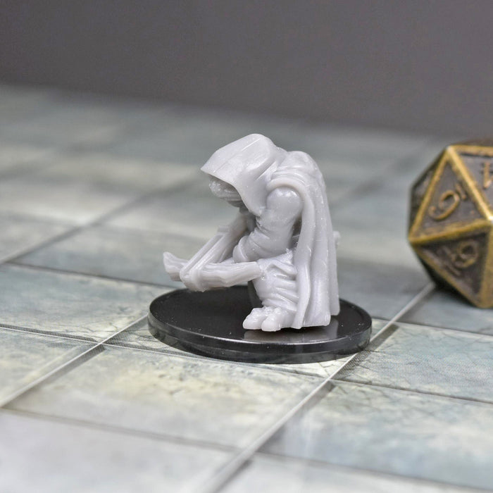 Dnd miniature Frog Crossbowman is 3D Printed for tabletop wargaming minis and dnd figures-Miniature-Duncan Shadow- GriffonCo Shoppe