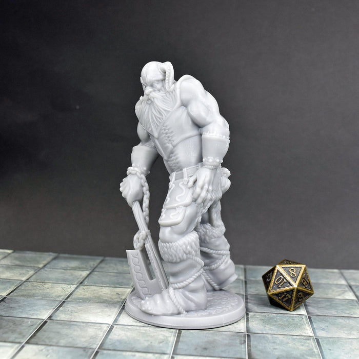 Dnd miniature Frost Giant is 3D Printed for tabletop wargaming minis and dnd figures-Miniature-Brite Minis- GriffonCo Shoppe