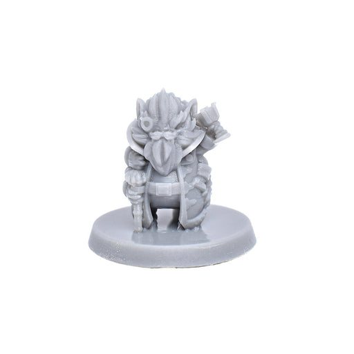 Dnd miniature Fuzzy Alien Noble is 3D Printed for tabletop wargaming minis and dnd figures-Miniature-EC3D- GriffonCo Shoppe