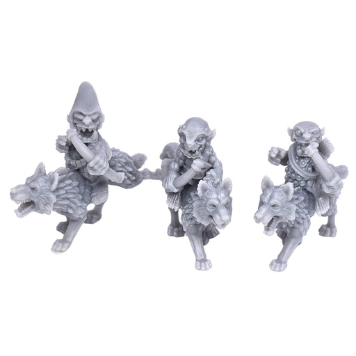 Dnd miniature Goblin Wolf Rider - Archer is 3D Printed for tabletop wargaming minis and dnd figures-Miniature-Duncan Shadow- GriffonCo Shoppe