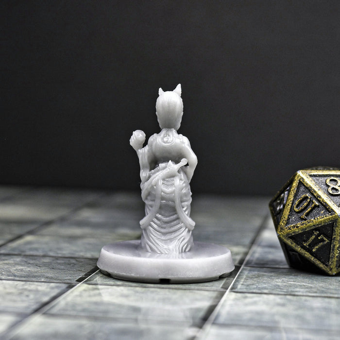 Dnd miniature Human Madame is 3D Printed for tabletop wargaming minis and dnd figures-Miniature-EC3D- GriffonCo Shoppe
