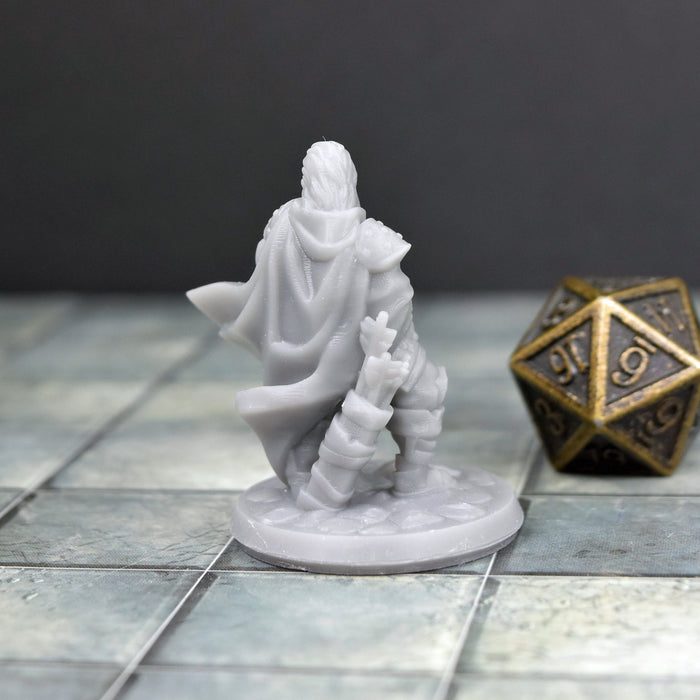 Dnd miniature Human Ranger with Bow is 3D Printed for tabletop wargaming minis and dnd figures-Miniature-Arbiter- GriffonCo Shoppe