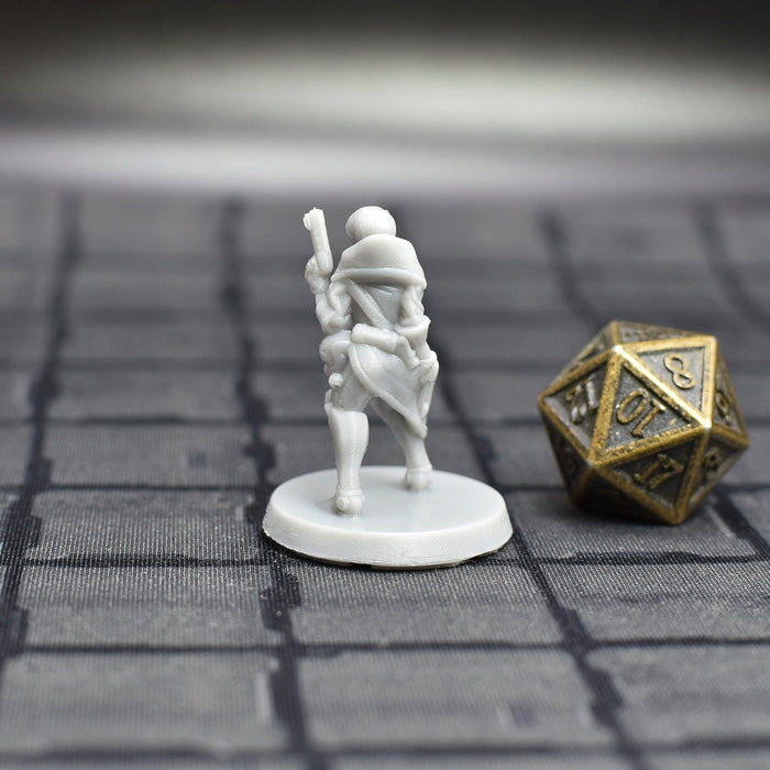 Dnd miniature Ignis Bounty Hunter is 3D Printed for tabletop wargaming minis and dnd figures-Miniature-EC3D- GriffonCo Shoppe