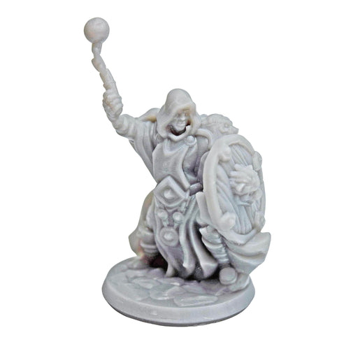 Dnd miniature Male Cleric with Shield is 3D Printed for tabletop wargaming minis and dnd figures-Miniature-Arbiter- GriffonCo Shoppe