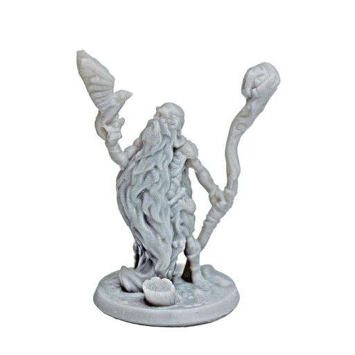 Dnd miniature Male Druid with Staff is 3D Printed for tabletop wargaming minis and dnd figures-Miniature-Arbiter- GriffonCo Shoppe
