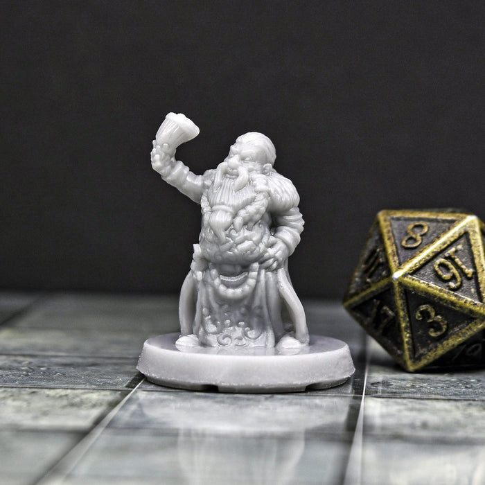 Dnd miniature Male Dwarf Noble is 3D Printed for tabletop wargaming minis and dnd figures-Miniature-EC3D- GriffonCo Shoppe