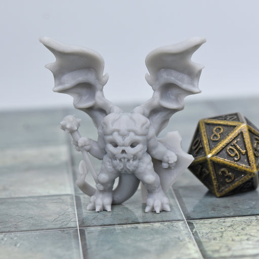 Dnd miniature Nightfiend Demon is 3D Printed for tabletop wargaming minis and dnd figures-Miniature-Ill Gotten Games- GriffonCo Shoppe