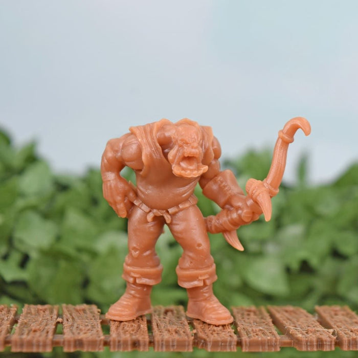 Dnd miniature Orc Archer - Down Horn Bow is 3D Printed for tabletop wargaming minis and dnd figures-Miniature-Duncan Shadow- GriffonCo Shoppe